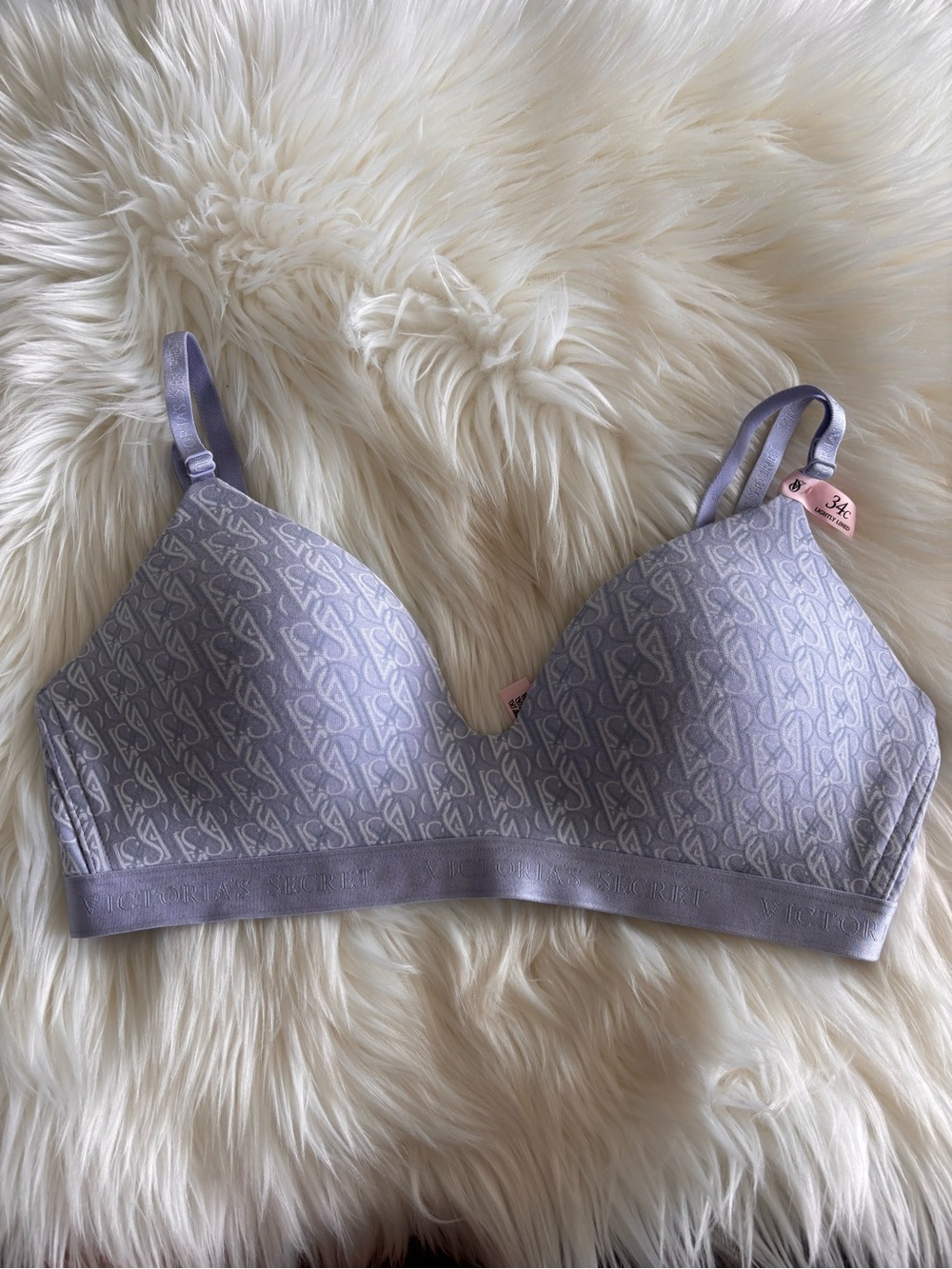 BNWT Victoria Secret Lightly Lined Lavender VS 34C Bra